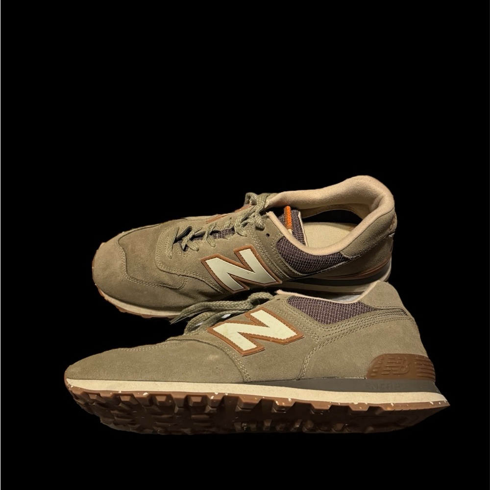 New Balance Lifestyle Aluminum Covert Green Running Shoes MS327IB size 12